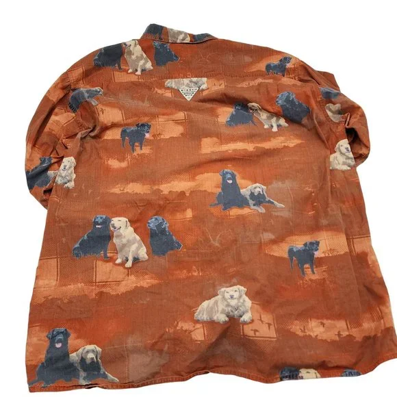 Columbia PHG Labrador Long Sleeve Button Down Shirt  Mens size XL - Picture 2 of 4